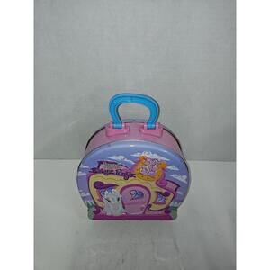 Bratz Babyz Ponyz Hot To Trot Horseshoe Shaped Tin Toy Storage Kids Lunch Box